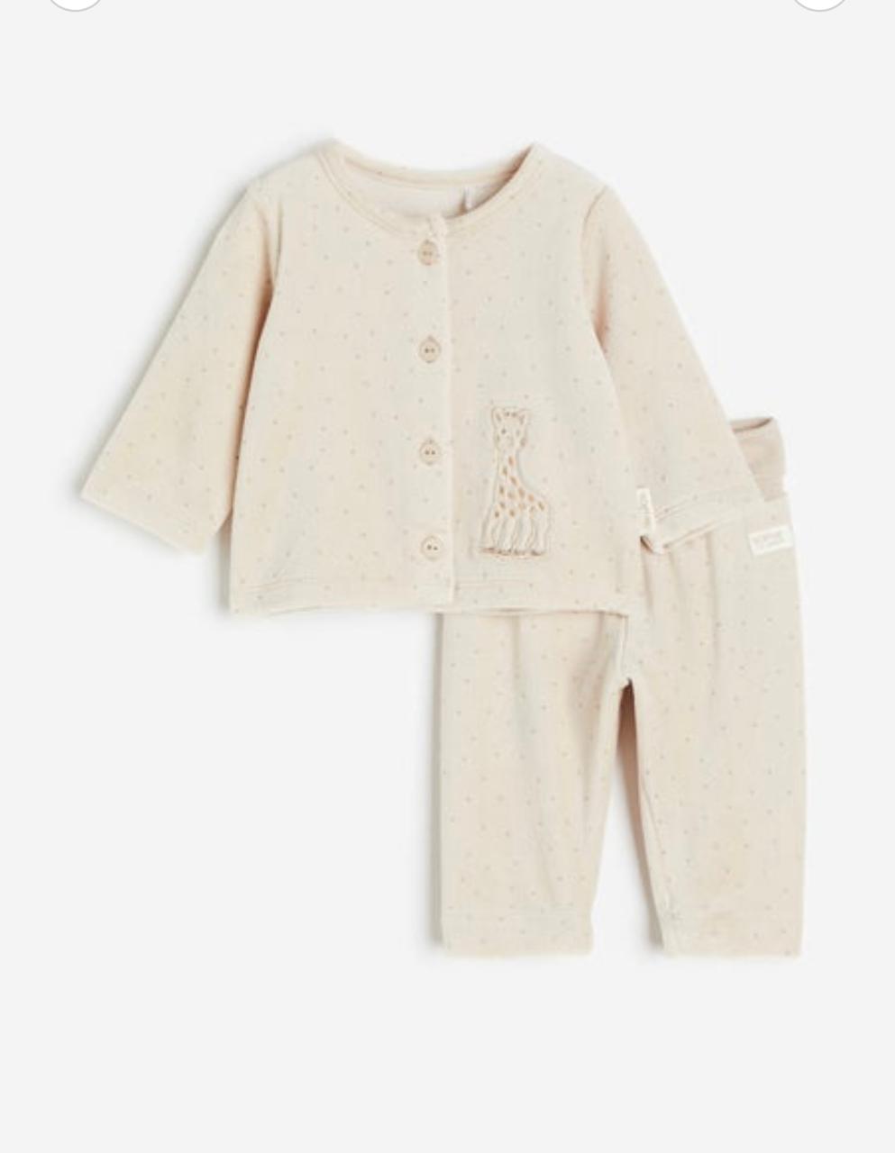 H&M : 2-piece Velour Set