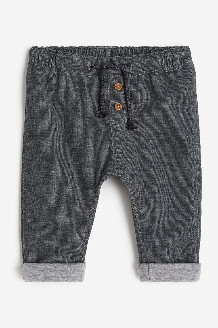 H&M : Fully lined corduroy trousers