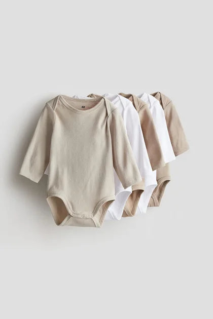 H&M : 5-pack bodysuits %100 Cotton