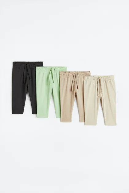 H&M : 4-pack cotton jersey joggers % 100 Cotton