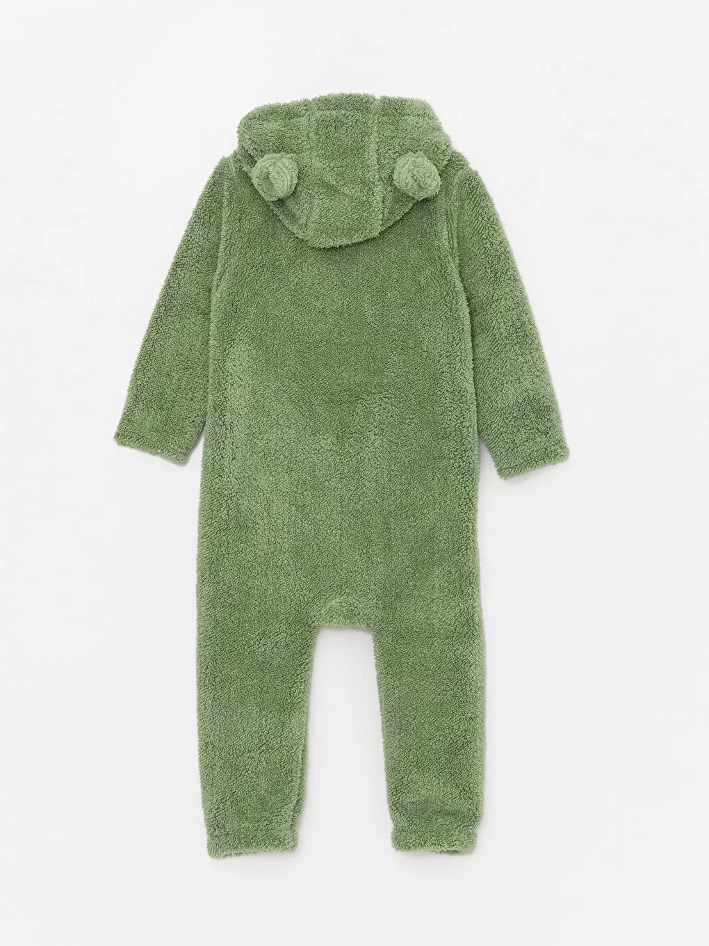 LC WAIKIKI : Hooded Baby Boy Plush Jumpsuit Full-Feet